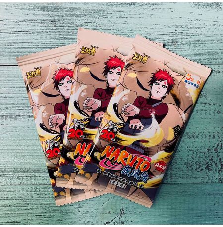 Коллекционные карточки Наруто Серия 5 Тир 3 (Naruto) Набор из 3 бустеров
