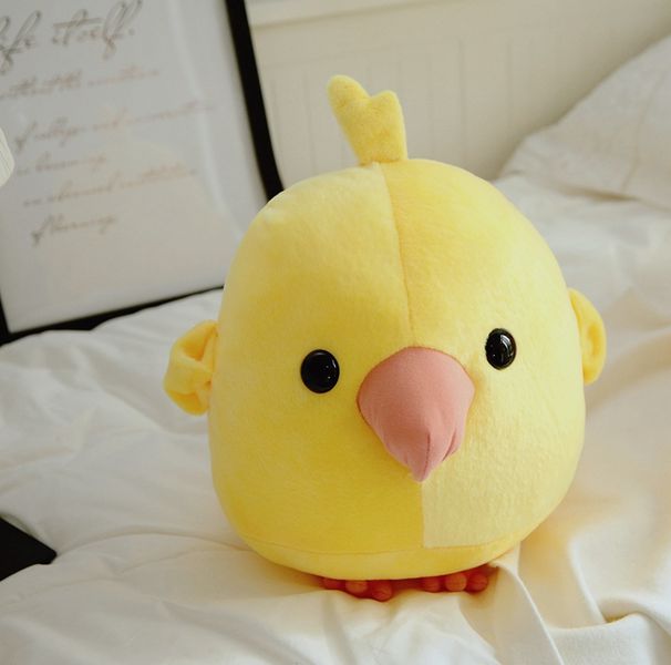 Мягкая игрушка Попугай желтый