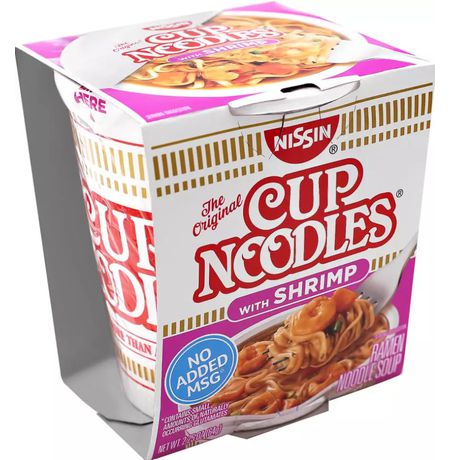Лапша Nissin Cup Noodles Shrimp
