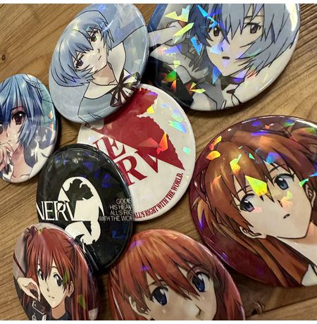 Значок Евангелион (Evangelion) #5 6 см в ассортименте изображение 2