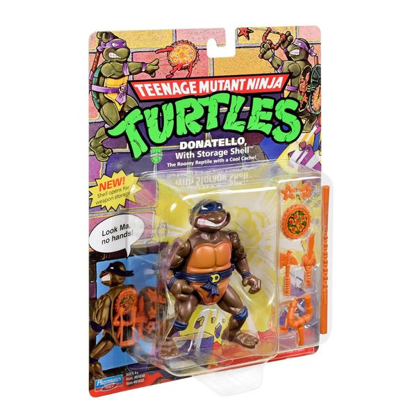 Фигурка Черепашки-Ниндзя - Донателло (Donatello - TMNT Classic Storage Shell) лицензия 10,5 см изображение 2