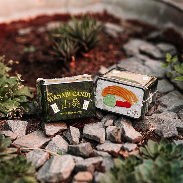 Конфеты Wasabi Candy, в металлической коробке изображение 2