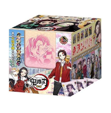 Коллекционные карточки Demon Slayer Категория А+ 5 штук в бустере (Клинок рассекающий демонов) изображение 2