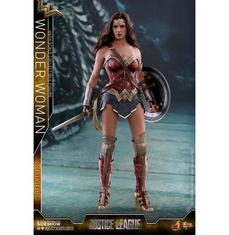 Фигурка Hot Toys - Чудо-Женщина (Justice League Wonder Woman Deluxe Set) 1/6 30 см изображение 3