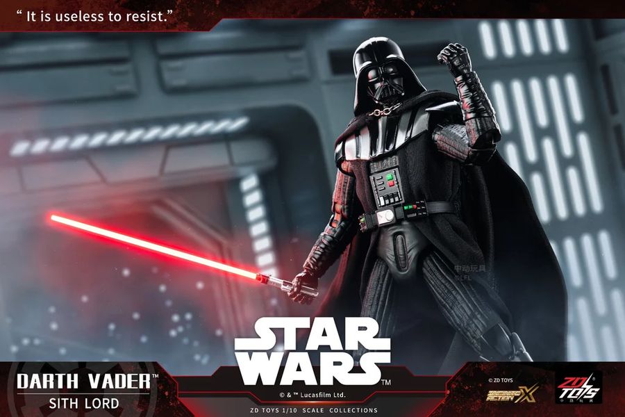 Статуэтка подвижная Звездные Войны - Дарт Вейдер (Star Wars Darth Vader ZD Toys) 18 см лицензия изображение 4