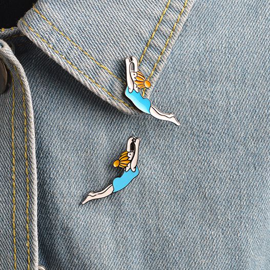 Значки Пловцы 2 шт