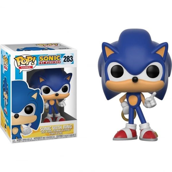 Виниловая фигурка Funko POP! Соник (Sonic with Rings - Sonic the Hedgehog)