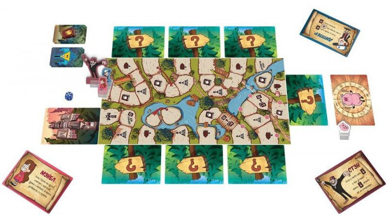 Настольная игра Гравити Фолз - Спасти Пухлю изображение 3