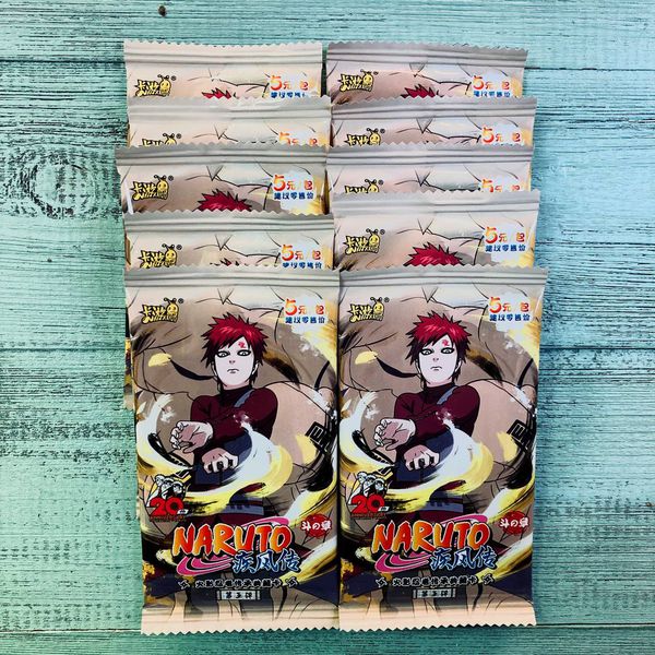 Коллекционные карточки Наруто Серия 5 Тир 3 (Naruto) Набор из 10 бустеров изображение 4