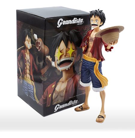 Фигурка One Piece Monkey.D.Luffy (Манки Д. Луффи с доп. аксессуарами) Grandista 27 см