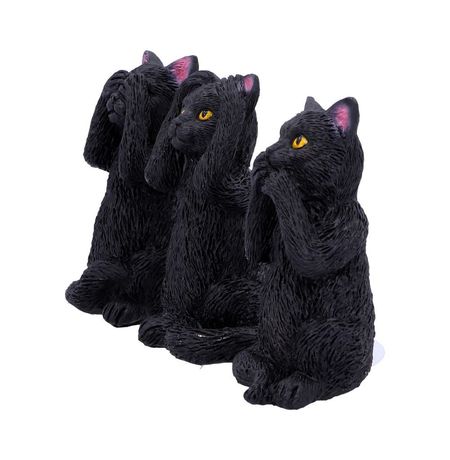 Статуэтка Коты - Три мудрых кота (Three Wise Felines) изображение 2