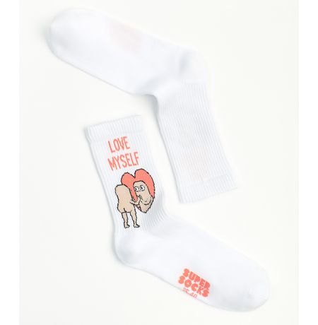 Носки SUPER SOCKS Love Myself (размер 35-40)