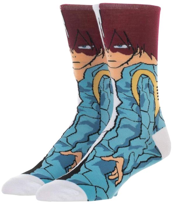 Носки Моя геройская академия - Шото Тодороки, длинные (My Hero Academia) изображение 2