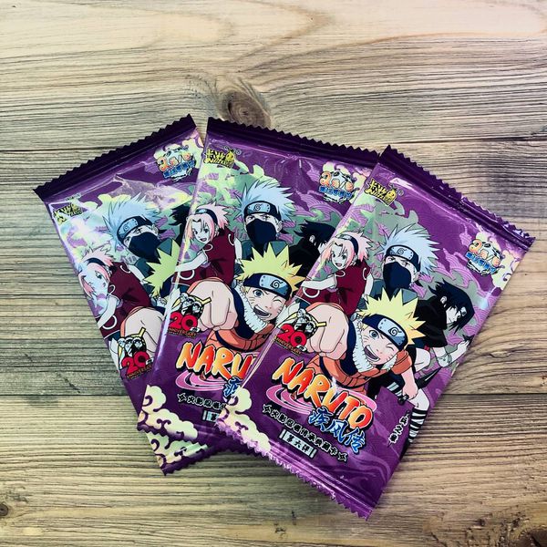 Коллекционные карточки Наруто Тир 2 Серия 6 (Naruto) Набор из 3 бустеров