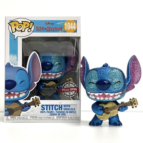 Фигурка Funko POP! Стич с укулеле, с блестками (Stitch) Special Edition Diamond Collection