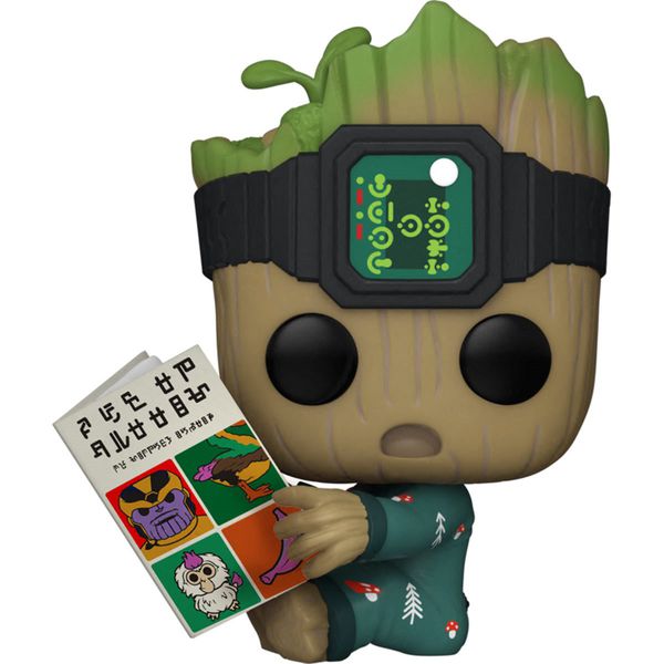 Фигурка Funko POP! Я есть Грут - Грут в комбинезоне читает (I Am Groot - in Onesie with Book) изображение 2