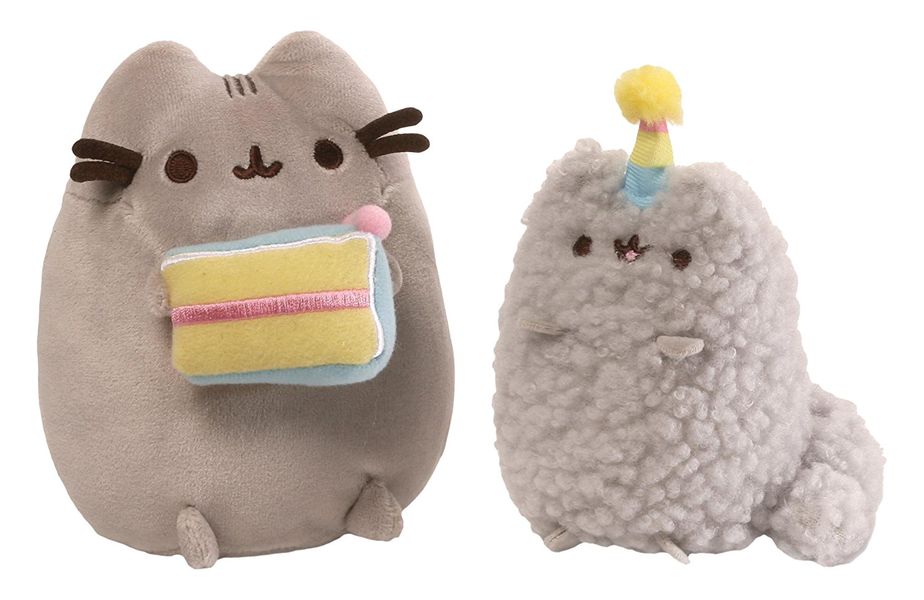 Мягкая игрушка Пушин и котенок Сторми -  набор с тортиком изображение 2