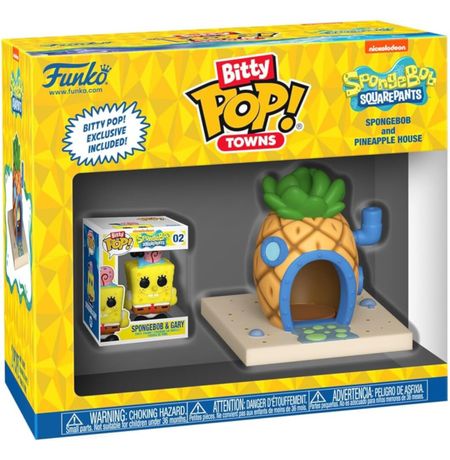 Фигурка Funko Bitty POP! Спанч Боб и Ананасовый Дом (SpongeBob and Pineapple House) изображение 2