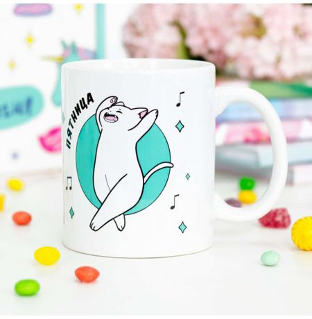 Кружка Понедельник Пятница (Sweet cat) изображение 2