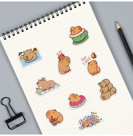 Стикеры Капибары 50 шт изображение 3