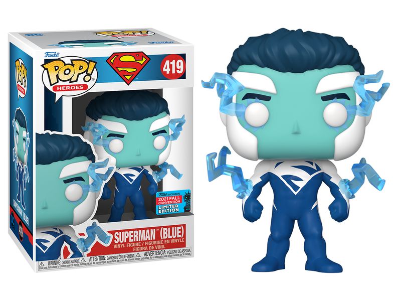 Фигурка Funko POP! Супермен - Синий (Superman Blue - Convention Exclusives 2021)