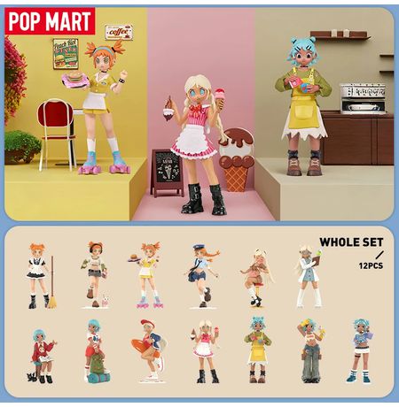 Случайная фигурка POP MART Peach Riot Rush Hour 11-13,5 см лицензия изображение 2