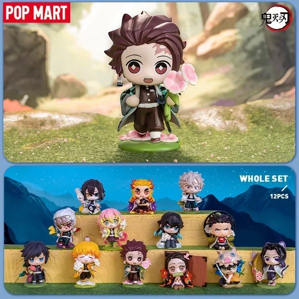 Случайная фигурка POP MART Demon Slayer Birth Flower 6-9 см лицензия