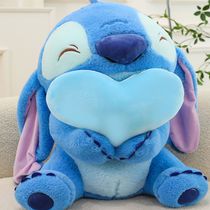 Мягкая игрушка Стич с сердечком (Stitch) 30 см