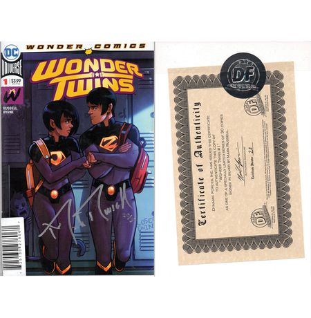 Wonder Twins #1 с автографом Mark Russell