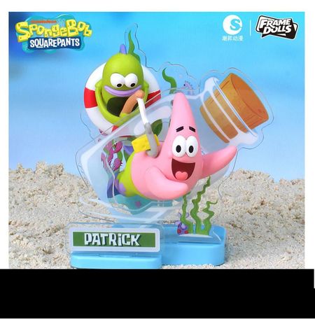 Случайная фигурка SpongeBob SquarePants Journey Moments Series (FrameDolls) Лицензия изображение 4