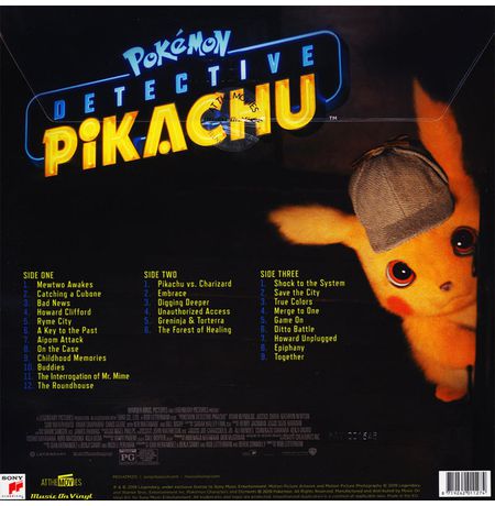 Виниловая пластинка Pokemon Detective Pikachu (By Henry Jackman) изображение 2