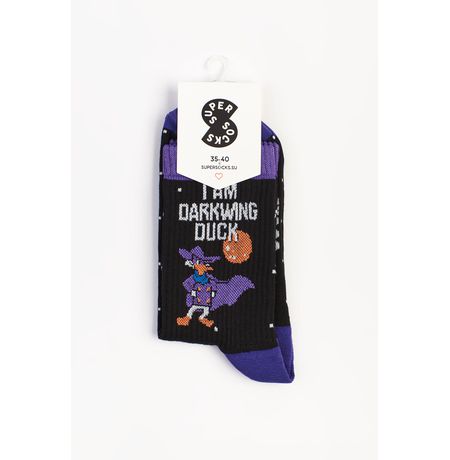Носки SUPER SOCKS Черный Плащ - Darkwing Duck (размер 40-45) изображение 2
