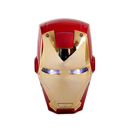 Внешний аккумулятор - Power Bank Железный Человек (Iron Man) + фонарик
