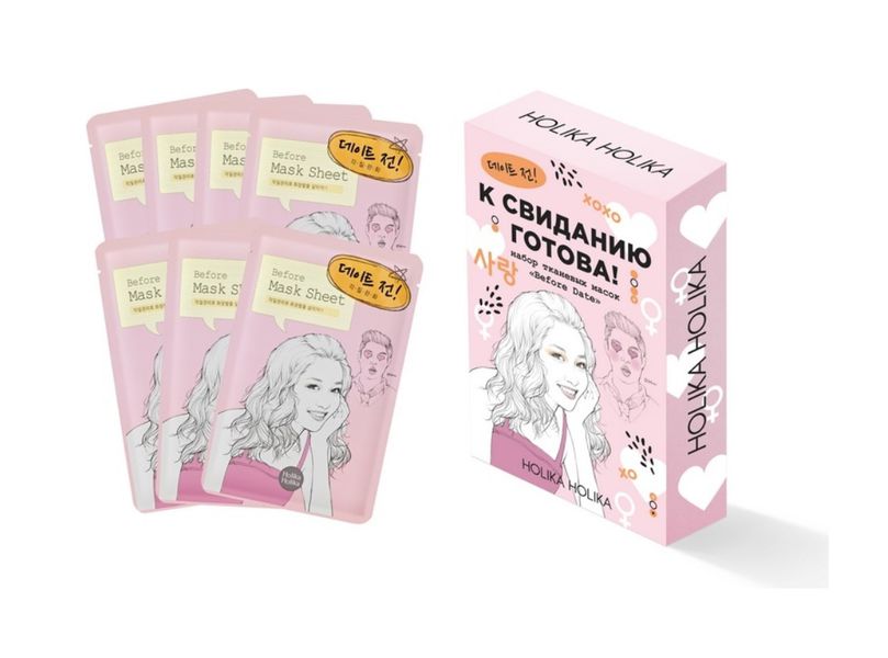 Набор масок Holika Holika Перед свиданием, для лица