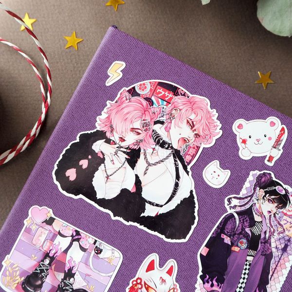 Стикеры Аниме Харадзюку наклейки NKS изображение 5