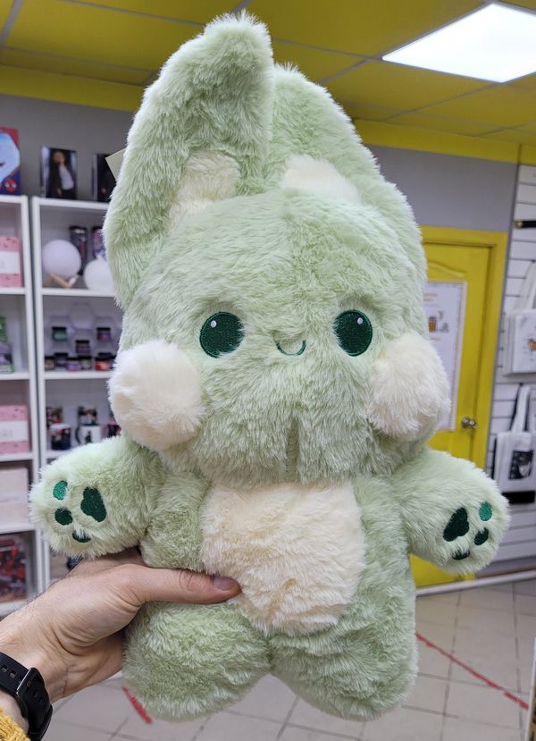 Мягкая игрушка Кролик фисташковый 45 см