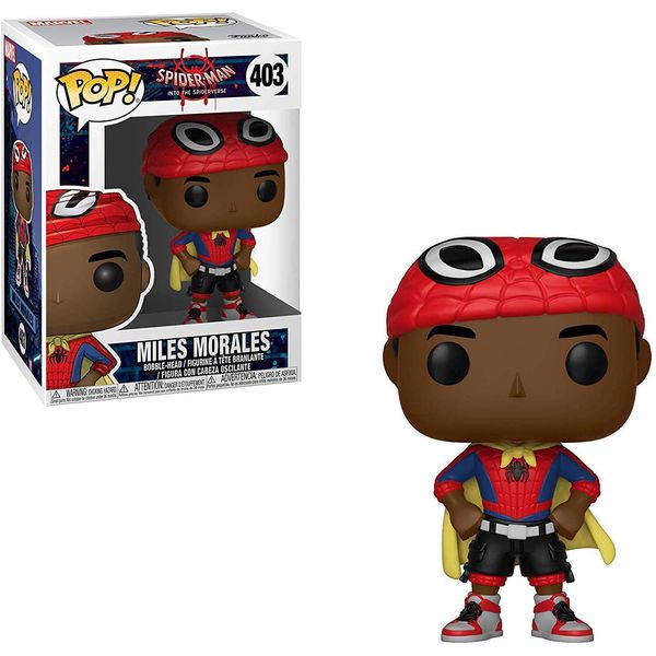 Фигурка Funko POP! Человек-Паук - Майлз Моралес без маски (Spider-Man: Into the Spider-Verse)