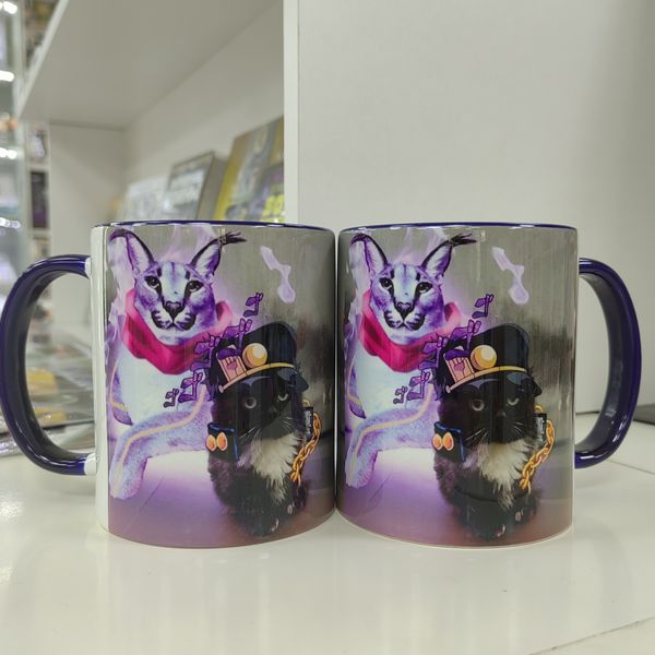 Кружка ДжоДжо - Котаро со Шлёпой (JoJo)