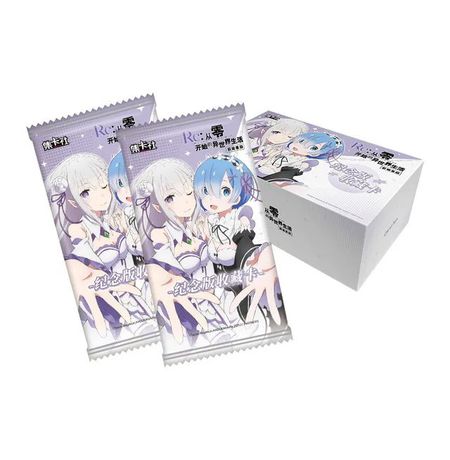 Коллекционные карточки Re:Zero Premium - 3 штуки в бустере