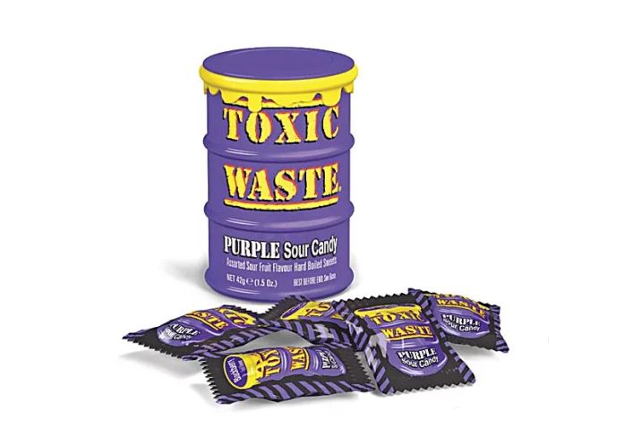 Конфеты Toxic Waste Purple Sour Candy