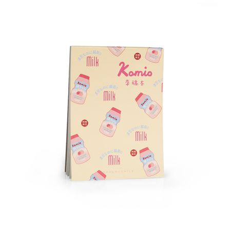 Блокнот Молоко, желтый