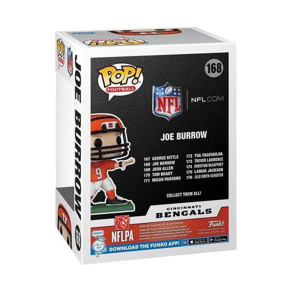 Фигурка Funko POP! NFL - Джо Барроу (Cincinnati Bengals - Joe Burrow) изображение 3