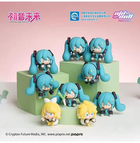 Случайная фигурка-магнит Хатсуне Мику (MINIDOLL Hatsune Miku Fingertip Magnetic) Лицензия 5 см изображение 3