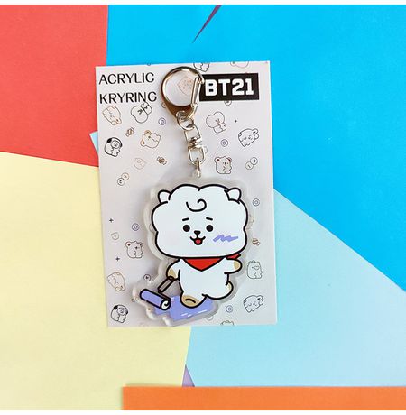 Брелок BTS - Эрджей (BT21 - RJ) K-POP, акрил