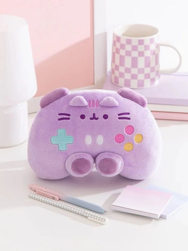 Мягкая игрушка Кот Пушин Джойстик (Pusheen Cat) 13х20 см