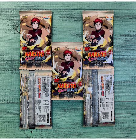 Коллекционные карточки Наруто Серия 5 Тир 3 (Naruto) Набор из 5 бустеров изображение 3
