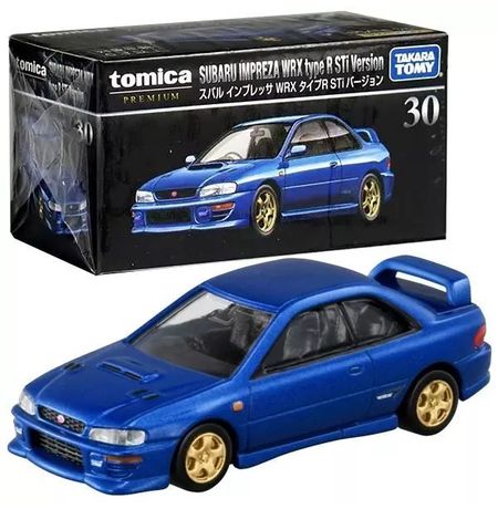 Коллекционная металлическая (Die Cast) модель Takara Tomy Premium - Subaru Impreza WRX STI, 1:64