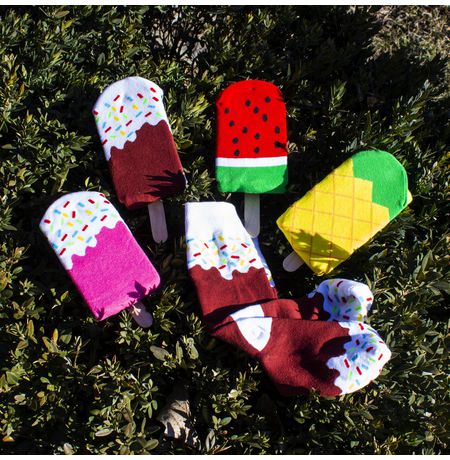 Носки Мороженое Арбуз изображение 3