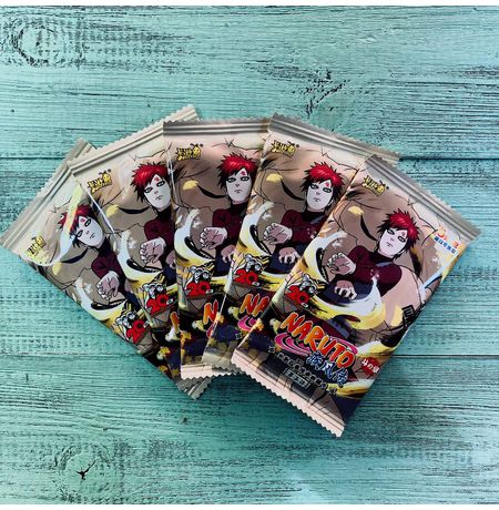 Коллекционные карточки Наруто Серия 5 Тир 3 (Naruto) Набор из 5 бустеров