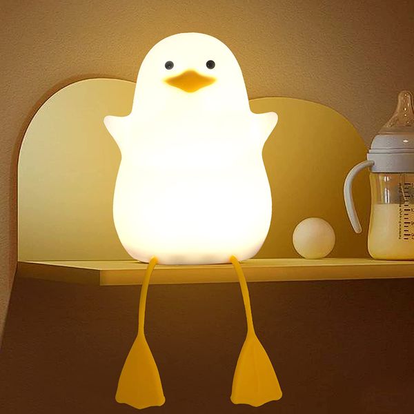 Светильник Утка с лапками (Duck Night Light) 13 см